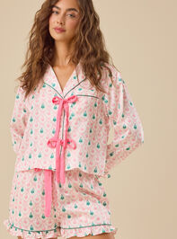 Zola Christmas Tree Sleep Top Detail 3 - TULLABEE