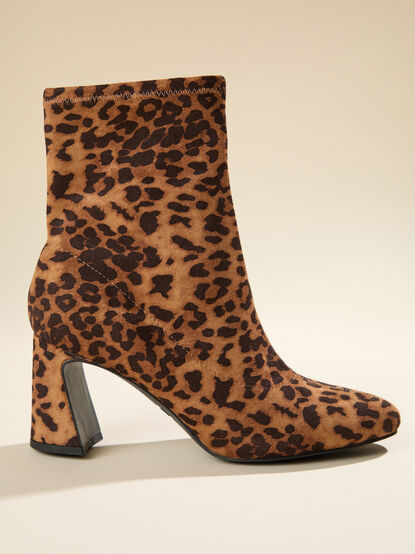 Mabel Leopard Booties - TULLABEE