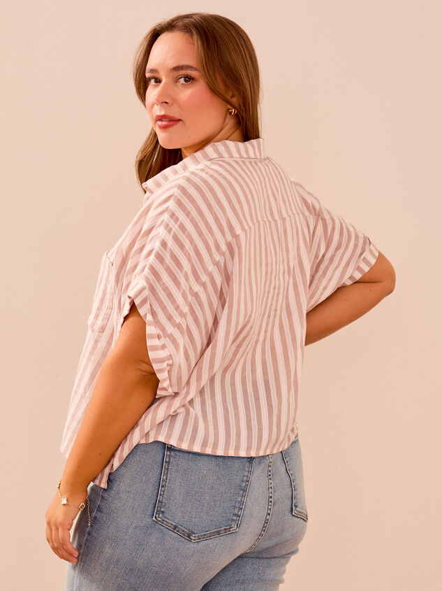 Kathy Button-Down Top Detail 4 - TULLABEE