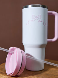Dainty Bow Tumbler Detail 3 - TULLABEE