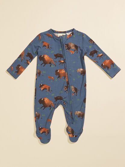 Bison Cowboy Footie - TULLABEE