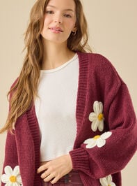 Josie 3D Flower Cardigan Detail 3 - TULLABEE