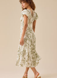 Corinna Floral Maxi Dress Detail 5 - TULLABEE