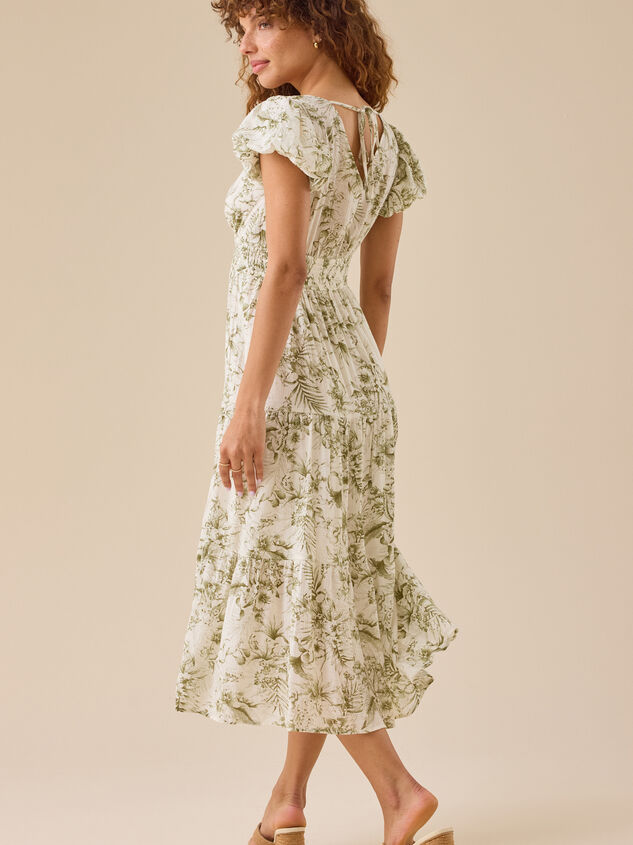 Corinna Floral Maxi Dress Detail 5 - TULLABEE