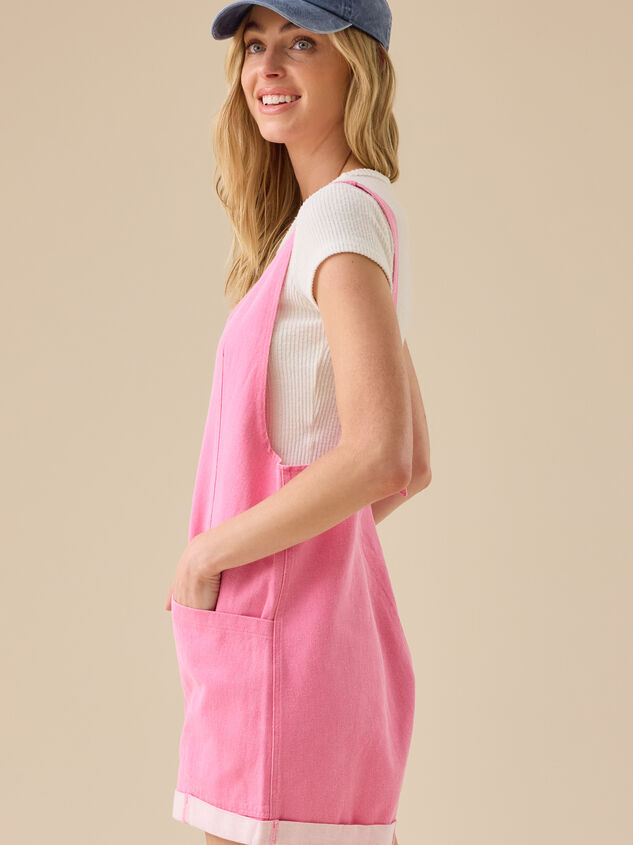 Sally Sleeveless Shortalls Detail 4 - TULLABEE