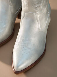 Kelsha Metallic Western Boots Detail 4 - TULLABEE