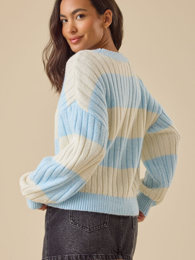 Annette Striped Sweater Detail 5 - TULLABEE