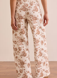 Twirl Toile Supersoft Wide Leg Sweatpants Detail 5 - TULLABEE