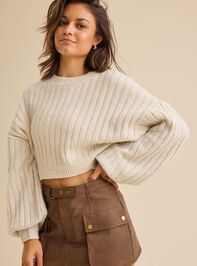 Amber Cropped Sweater - TULLABEE