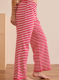 Peaceful Drift Striped Lounge Pant Detail 4 - TULLABEE