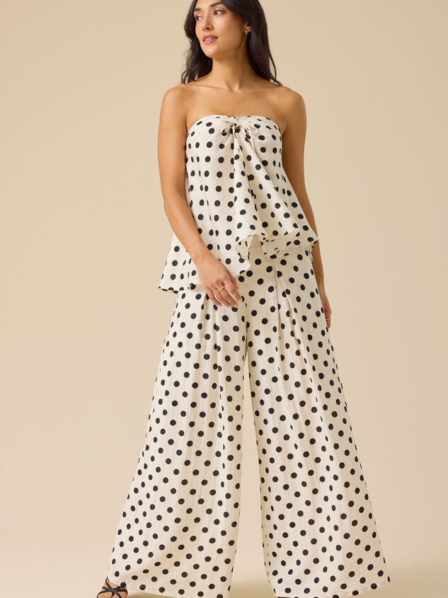 Veda Polka Dot Trouser Pants - TULLABEE