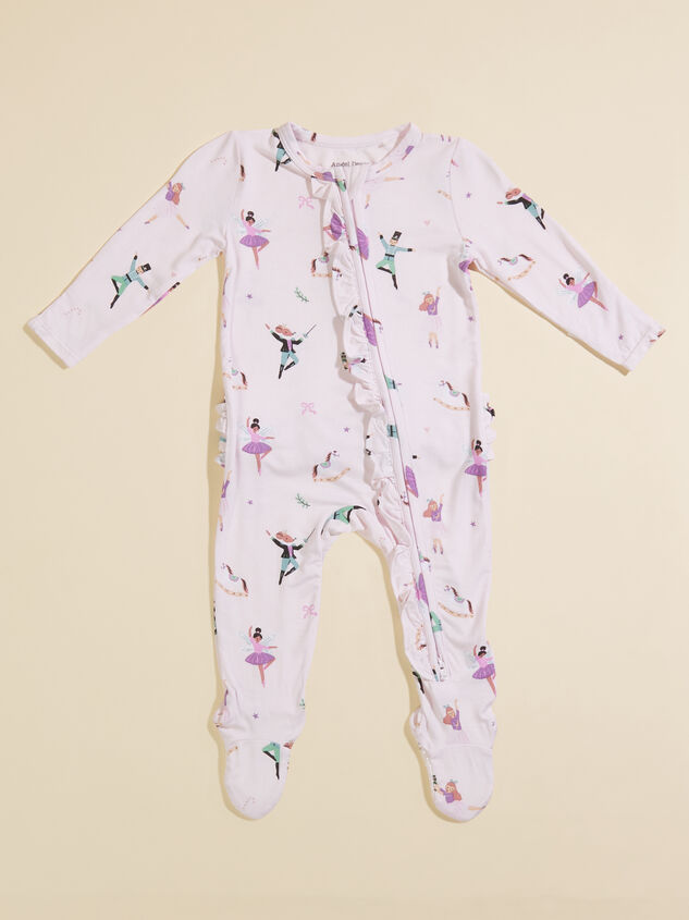 Nutcracker Ballet Ruffle Footie - TULLABEE