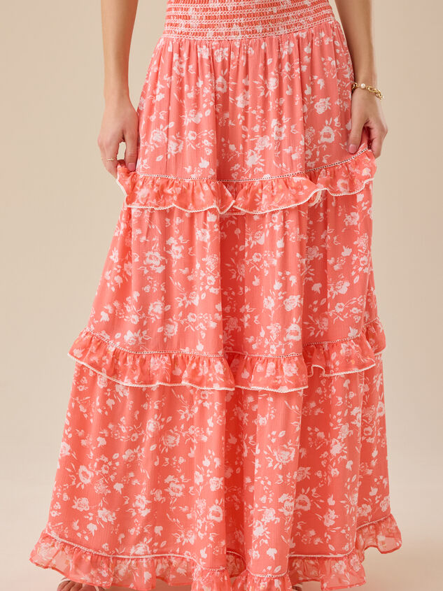 Roan Floral Skirt Detail 2 - TULLABEE
