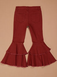 Taylor Tiered Ruffle Pant Detail 3 - TULLABEE