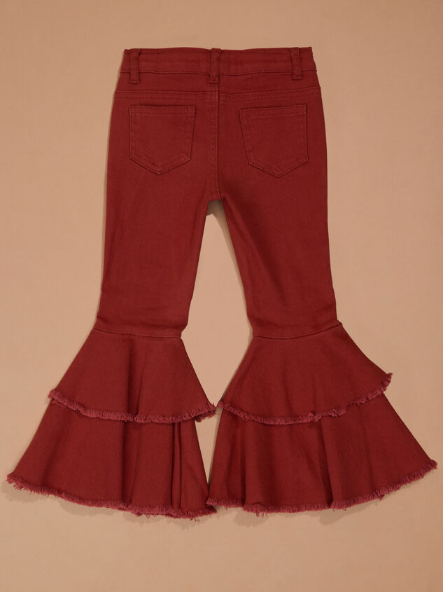 Taylor Tiered Ruffle Pant Detail 3 - TULLABEE
