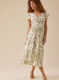 Corinna Floral Maxi Dress Detail 3 - TULLABEE