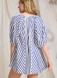 Posie Stripe Romper Detail 5 - TULLABEE