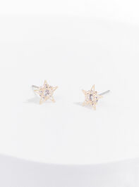 Rhinestone Star Earrings - TULLABEE