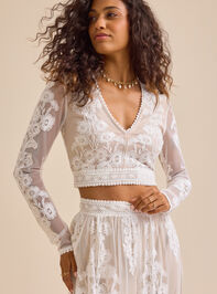 Arissa Embroidered Top Detail 2 - TULLABEE