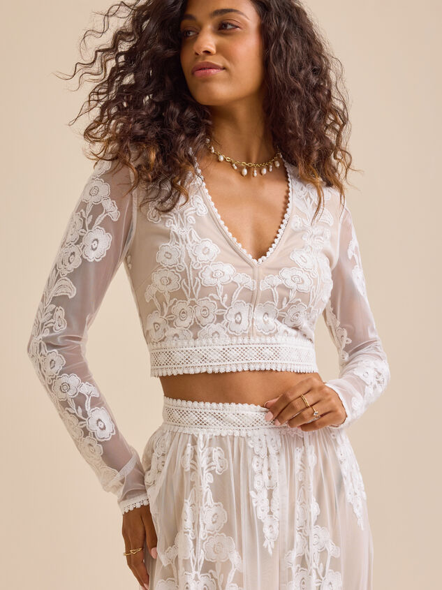 Arissa Embroidered Top Detail 2 - TULLABEE