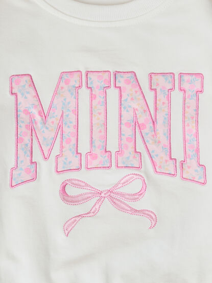 Mini Bow Sweatshirt - TULLABEE