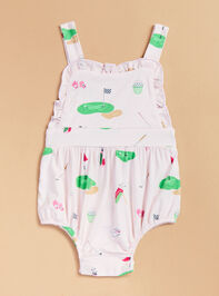 Little Caddy Ruffle Bodysuit Detail 2 - TULLABEE