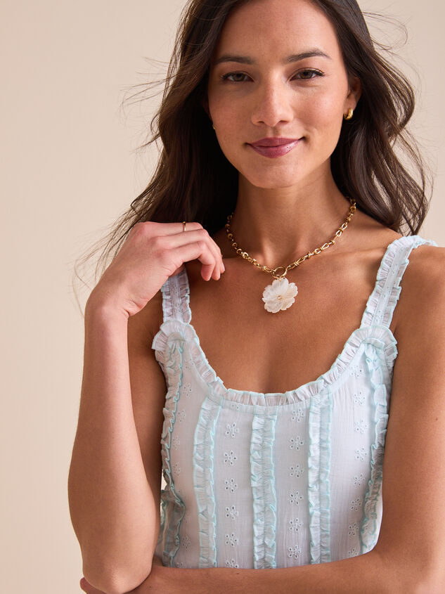 Ariel Ruffle Mini Dress Detail 4 - TULLABEE
