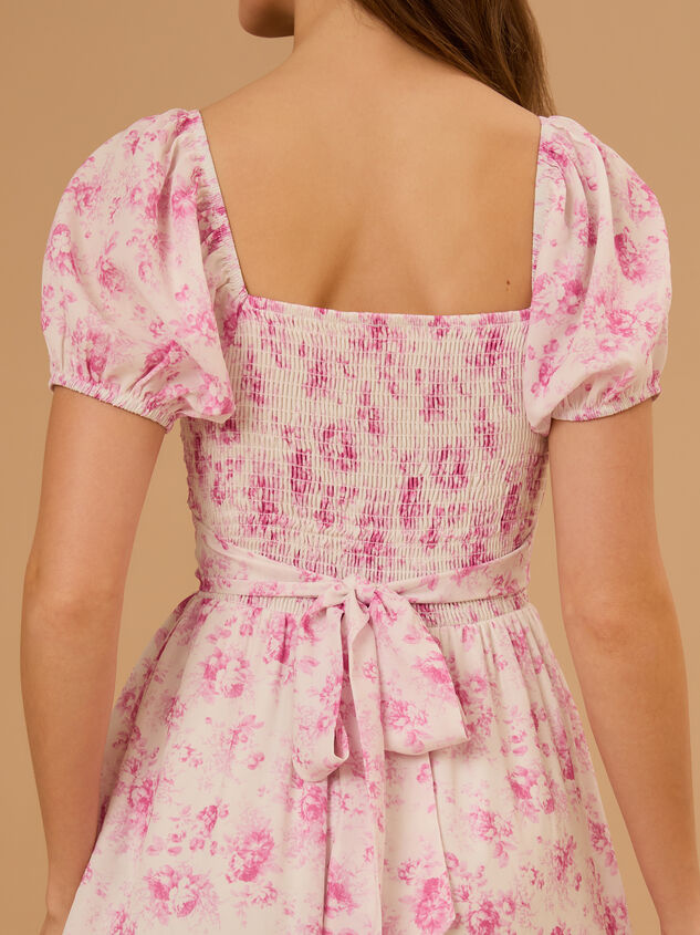 Abrielle Floral Maxi Dress Detail 5 - TULLABEE