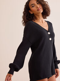 Cabin Cozy Knit Romper Detail 4 - TULLABEE