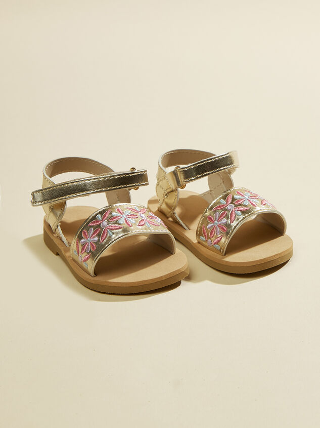 Ruby Metallic Sandal - TULLABEE