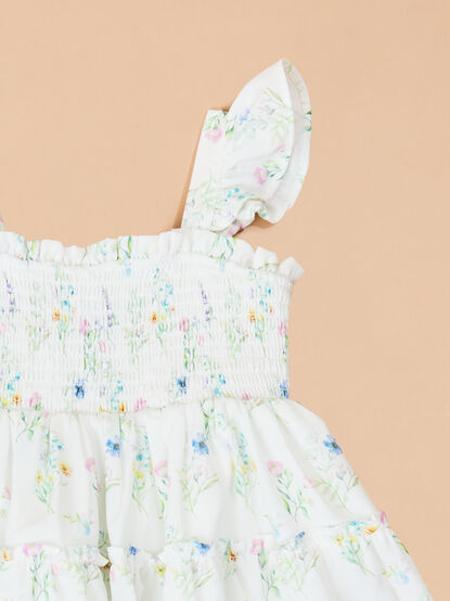 Vivienne Floral Toddler Dress - TULLABEE