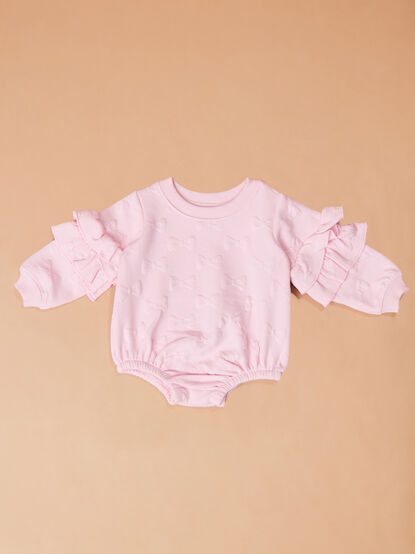 Natalie Quilted Bow Bubble by Mud Pie - TULLABEE