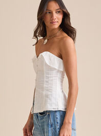 Adrienne Embroidered Tube Top Detail 3 - TULLABEE