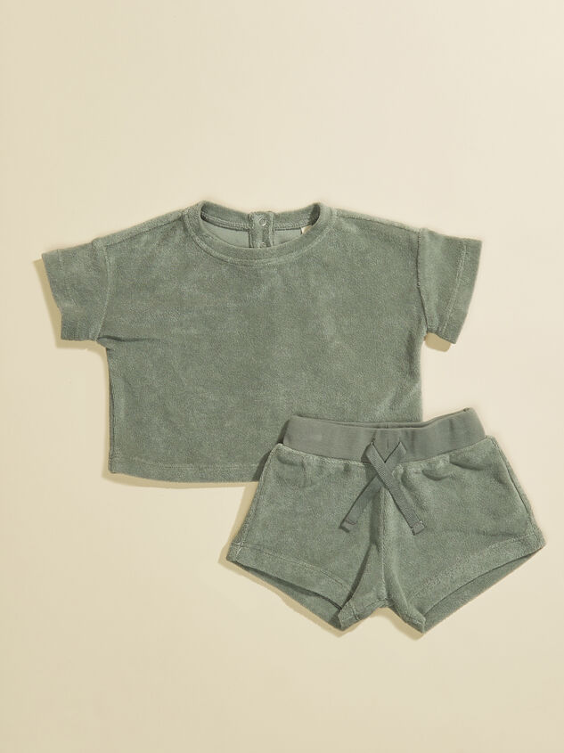 Terry Tee and Shorts Set by Quincy Mae - TULLABEE