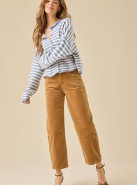 Jordyn Corduroy Barrel Pant - TULLABEE