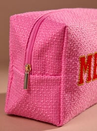 Sequin Merry Makeup Pouch Detail 2 - TULLABEE