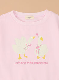 You Give Me Goosebumps Crewneck Detail 2 - TULLABEE