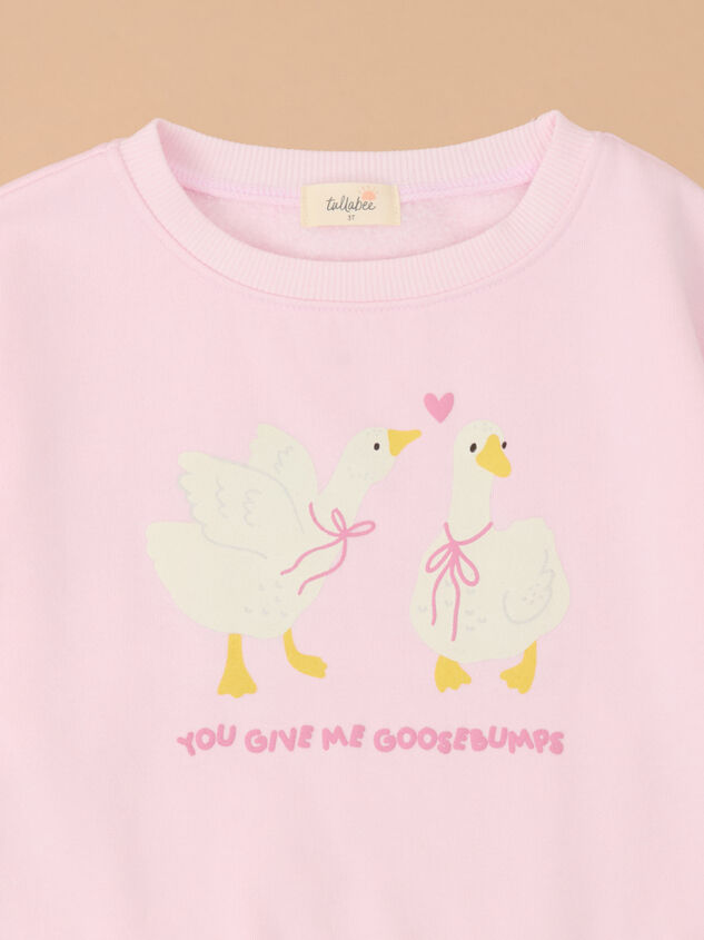 You Give Me Goosebumps Crewneck Detail 2 - TULLABEE