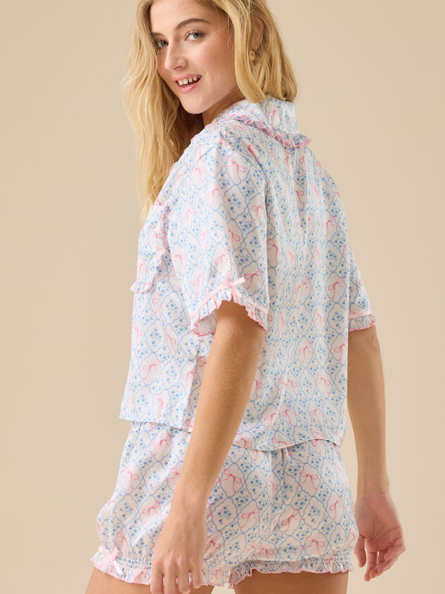 Ivara Satin Sleep Top Detail 5 - TULLABEE