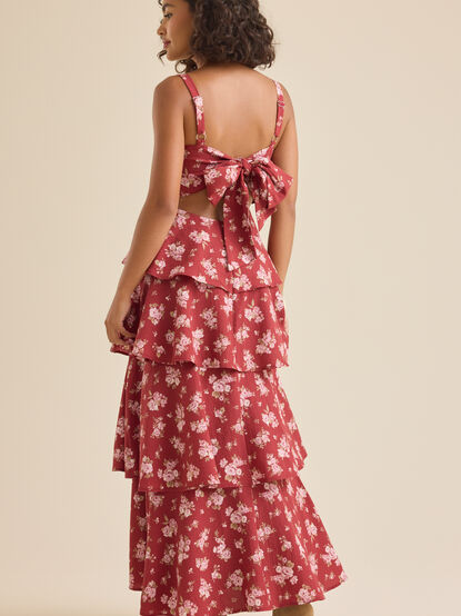 Zophia Layered Maxi Dress - TULLABEE