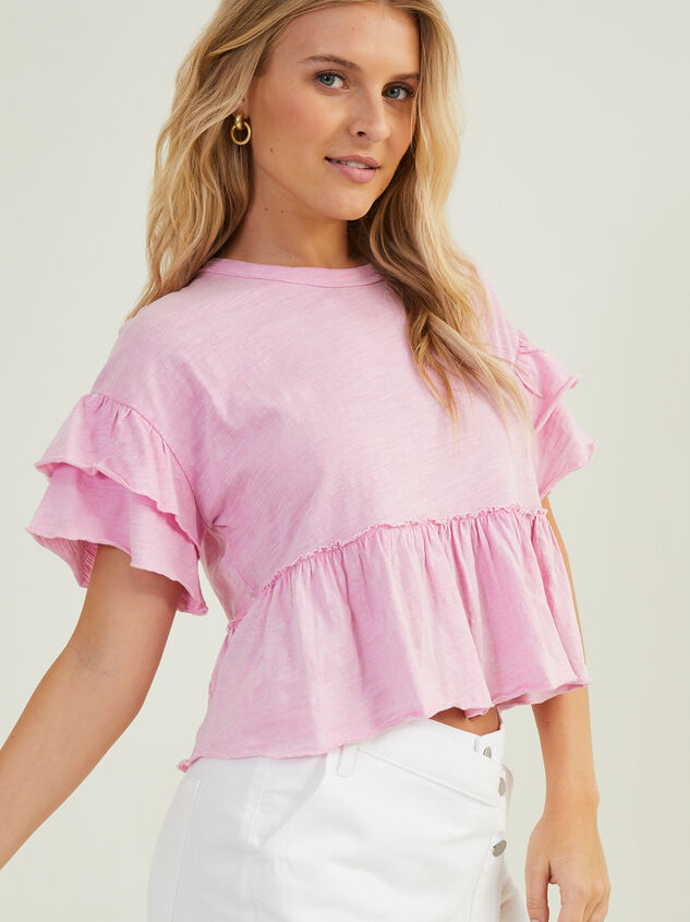 Laina Babydoll Top Detail 2 - TULLABEE