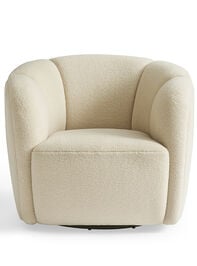 Spruce Upholstered Swivel Chair - TULLABEE