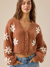 Francesca Flower Cardigan Detail 2 - TULLABEE