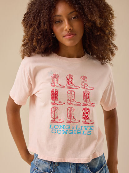 Long Live Cowgirls Graphic Tee - TULLABEE