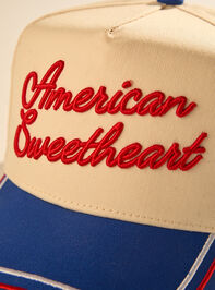 American Sweetheart Trucker Hat Detail 3 - TULLABEE