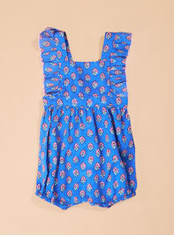 Quinn Ruffle Print Romper - TULLABEE