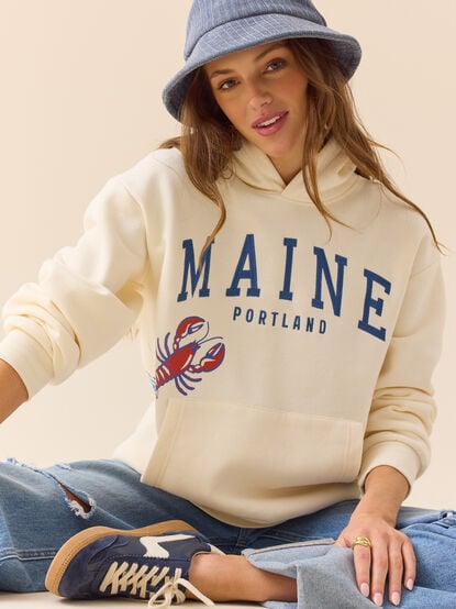 Maine Sailboat Hoodie - TULLABEE
