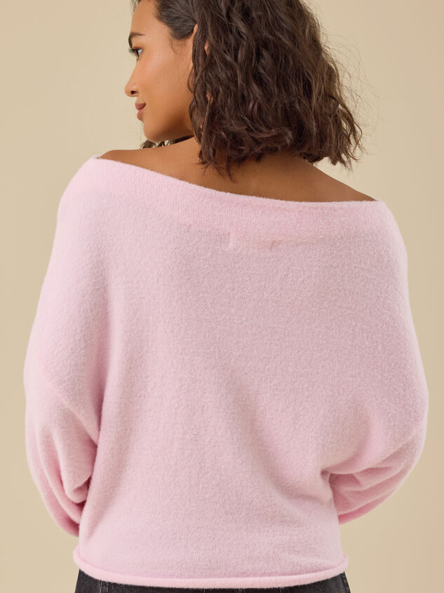 Lana Boatneck Sweater Detail 4 - TULLABEE