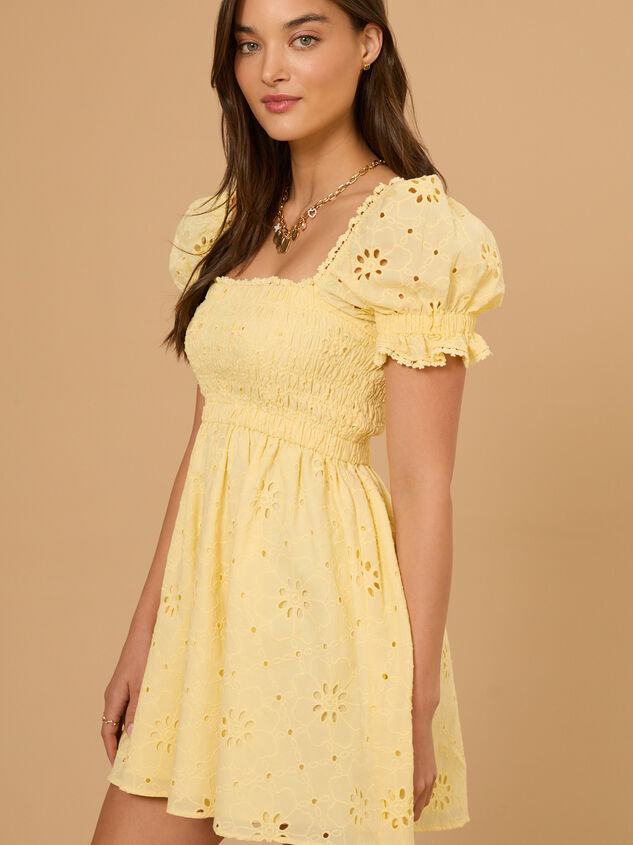 Adeline Mini Dress Detail 3 - TULLABEE