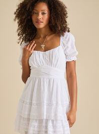Lola Crochet Crossover Dress - TULLABEE
